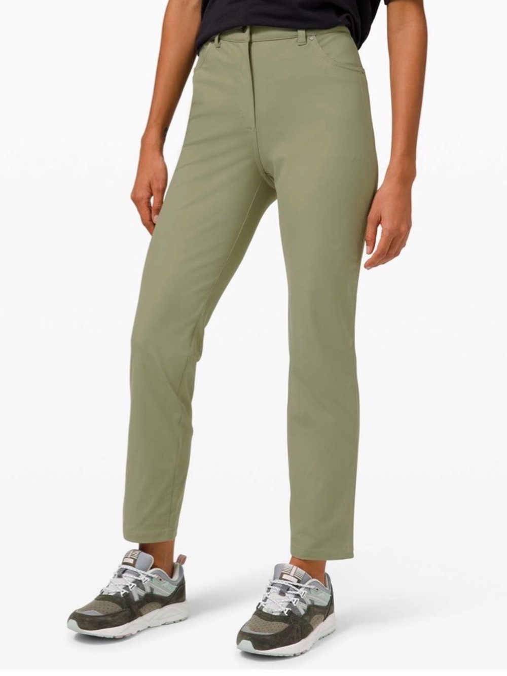 Lululemon Women's City Sleek 5-pocket Pants In Rosemary Green Size 8 W5CZIS